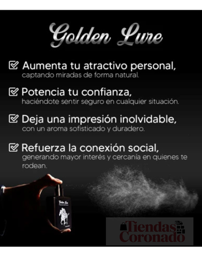 GOLDEN LURE - PERFUME CON FEROMONAS PARA HOMBRES