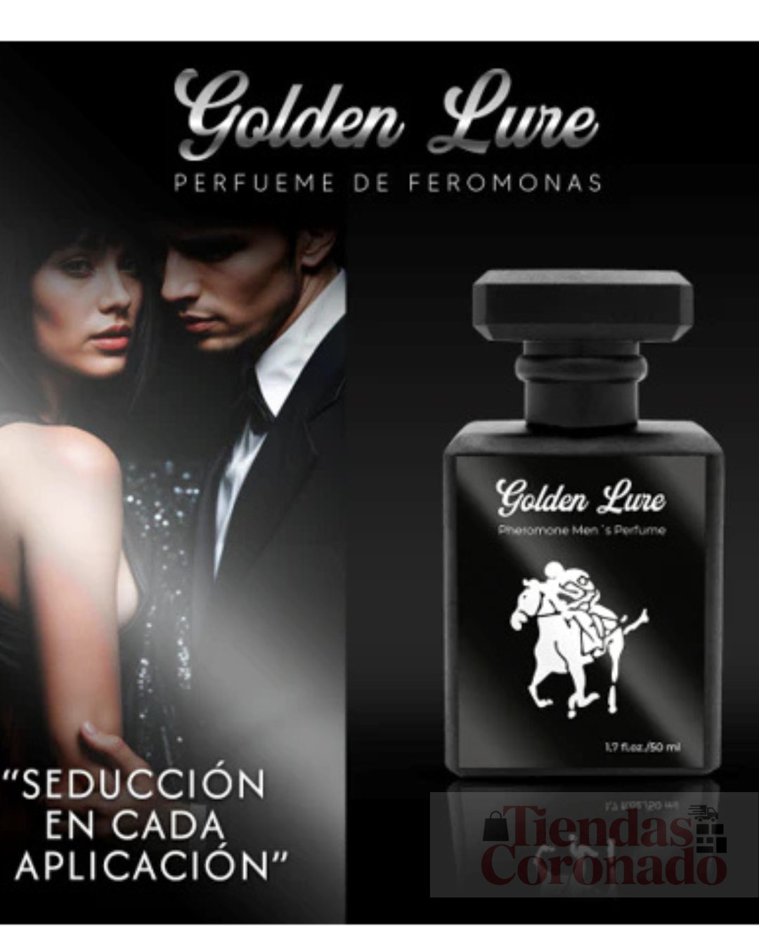 GOLDEN LURE - PERFUME CON FEROMONAS PARA HOMBRES